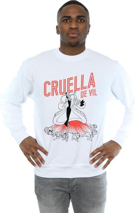 Immagine prodotto Disney Cruella De Vil Dalmatians Felpa Uomo (L)