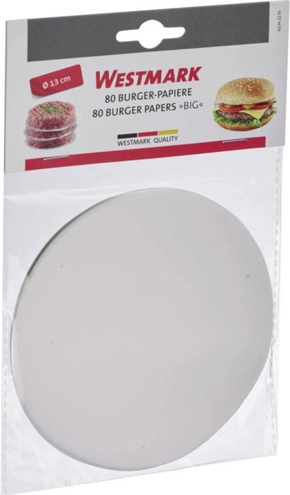 Immagine prodotto Westmark Burger di carta grande, 80 pezzi, Ø13cm (Ø 13 cm)