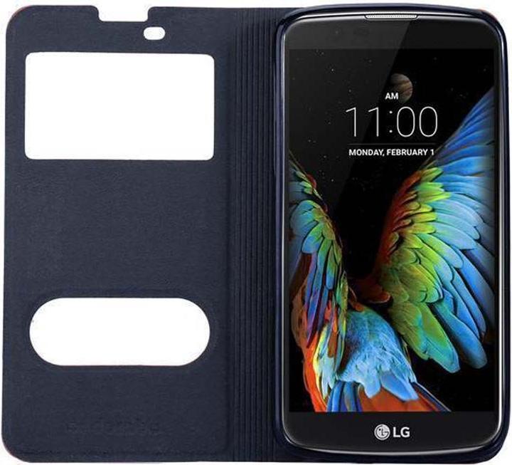 Productafbeelding Cadorabo Boek met Uitzicht Dubbele Raambedekking (LG K10)