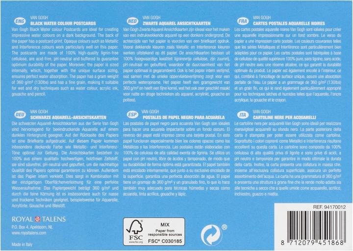 Produktbild Van Gogh Postkarten (A6, Weicher Einband)