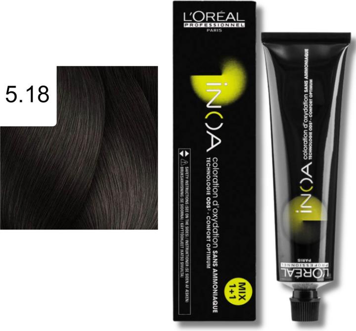 Image du produit L'Oréal Professionnel Inoa (5,18 Moka frêne brun clair)