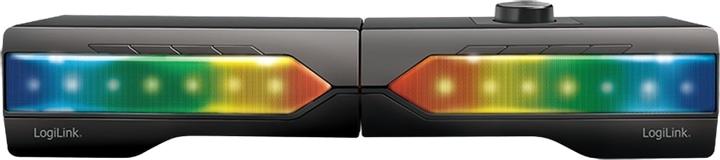 Actual product image LogiLink Mobile Soundbar with Party Light, 2-in-1 Gaming Sound System (6 W, 2.0 Channel)