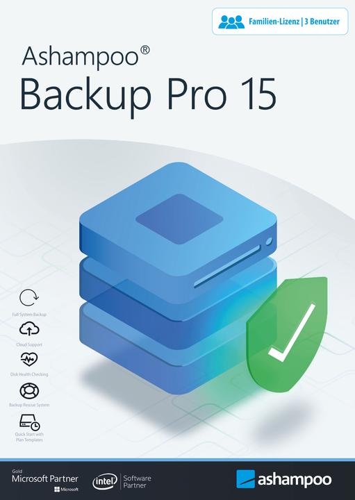 Actual product image Backup Pro 15 (3 User, 1 Devices/Users, unlimited)
