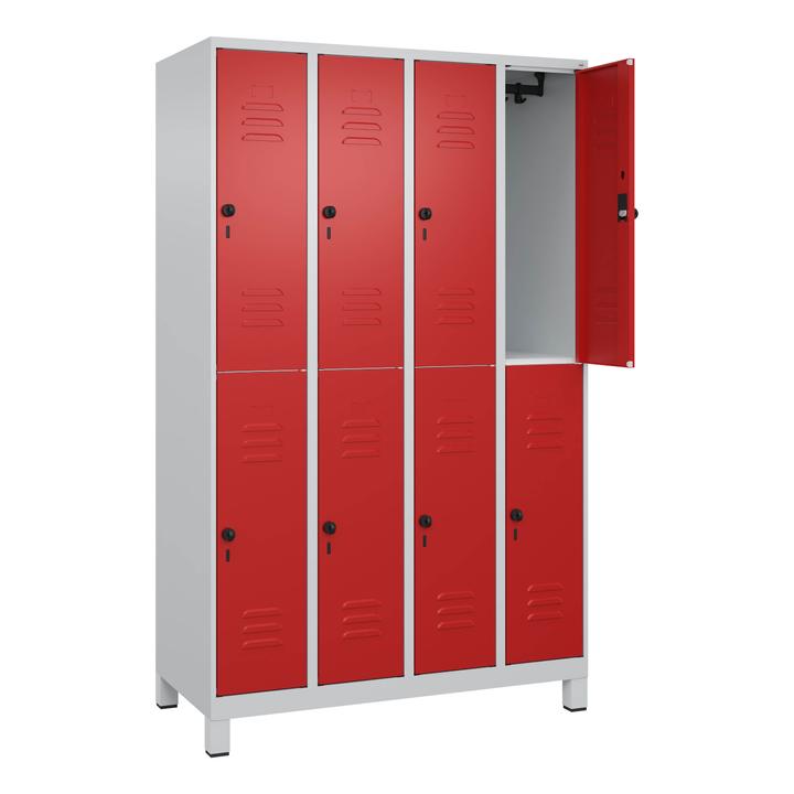 Image du produit C+P Vestiaire double Classic Plus, largeur de compartiment 30 cm, avec pieds