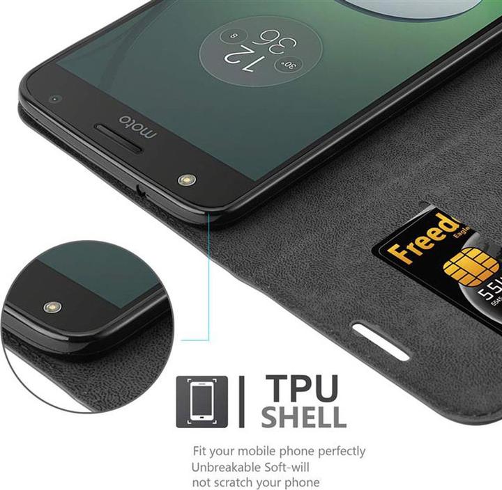 Productafbeelding Cadorabo Boek Onzichtbare Magneethoes (Motorola Moto Z Play)
