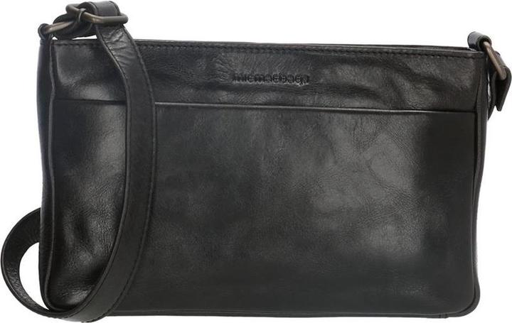 Micmacbags Hide & Stitches Porto Umhängetasche - Schwarz - 100% Leder