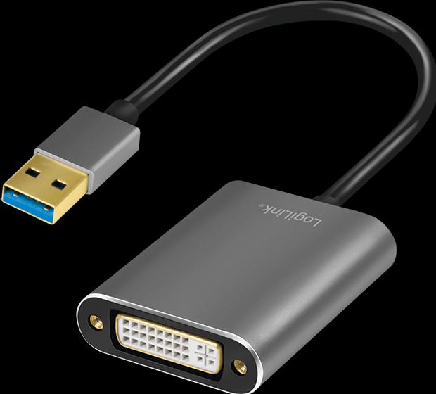 Actual product image LogiLink USB 3.0 zu (DVI, 5.10 cm)