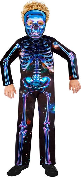 Actual product image Amscan Children's costume sustainable neon skeleton boy age 3 (3, 4)