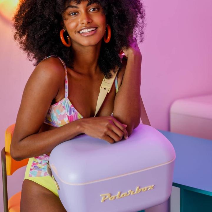 Actual product image Polarbox Retro Cooler purple 20l (20 l)