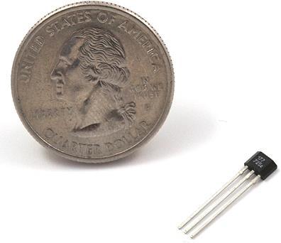 Actual product image OEM Hall Effect Sensor US1881 TO-92 (Sensor)