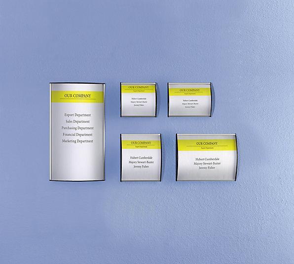 Image du produit kaiserkraft Plaque de porte en aluminium