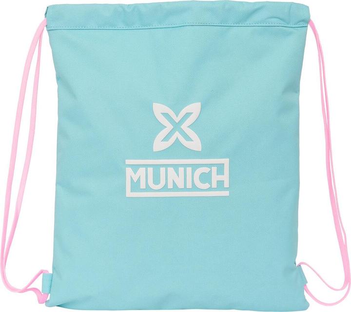 MunichSport Rucksacktasche mit Bändern Munich Heaven Himmelsblau 35 x 40 x 1 cm