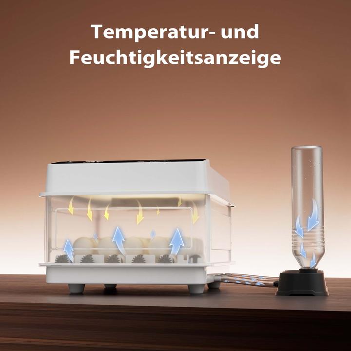Actual product image Wiltec Fudajo Vollautomatischer Flächenbrüter Brutmaschine 128 Eier Inkubator Hühner