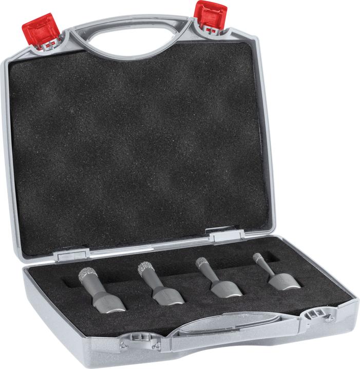 Produktbild Bosch Professional Zubehör PRO Ceramic dry X-Lock Bohrkronen-Set, 6 x 30, 8 x 30, 10 x 30, 12 x 30 mm, 4-tlg. (6, 8, 10, 12 mm)