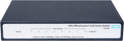 Produktbild Aruba HP 1420-8G: 8 Port Switch, 1Gbps (8 Ports)