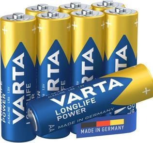 Image du produit Varta ALCALINE LR6/AA, 1.5 V PACK PROMO 4 + 4 pcs 4906.121.448 (blister) (8 pcs, AA, 2950 mAh)