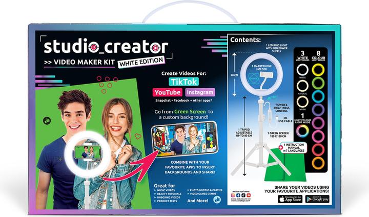 Image du produit Canal Toys Studio Creator - Kit de création vidéo blanc (11035)