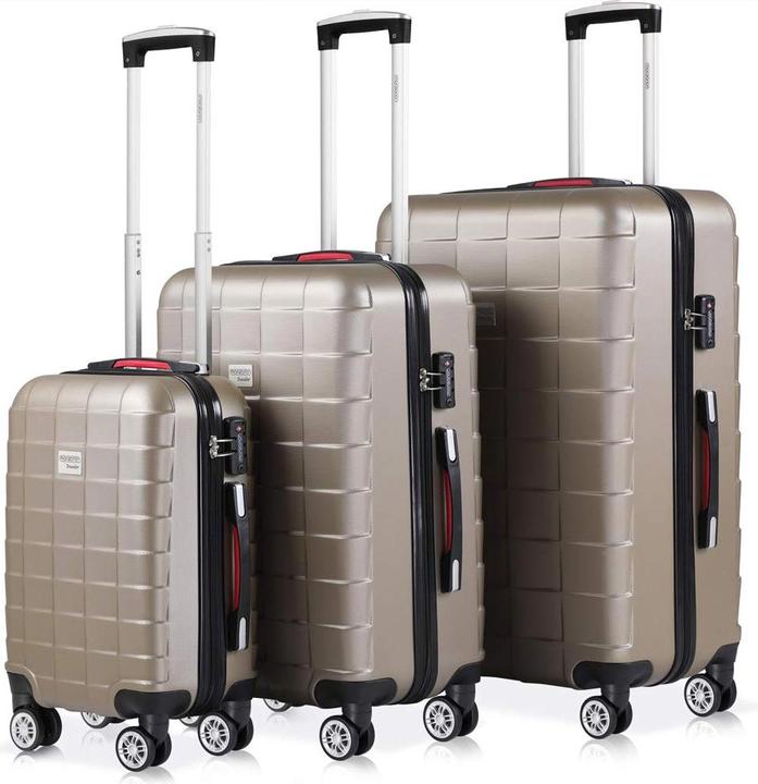 Image du produit Monzana Set de 3 valises (105 l, M (50 - 90l), L (90 - 115l), XL (à partir de 115l))