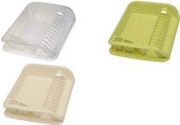 Actual product image OKT Dish drainer with tray, small, transparent with cutlery compartment and removable tray, made of p...