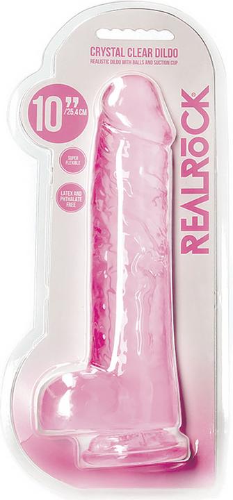 Produktbild RealRock Realistic Dildo With Balls 10" / 25,4 cm