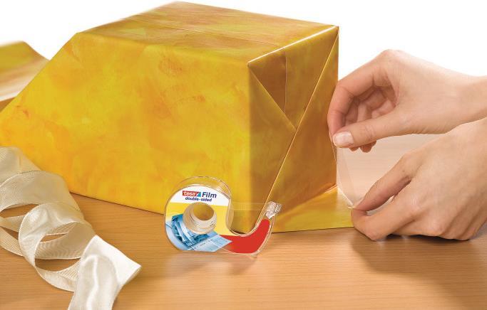 Immagine prodotto tesa Dispenser per nastro adesivo e 1 rotolo a doppia faccia (12 mm)