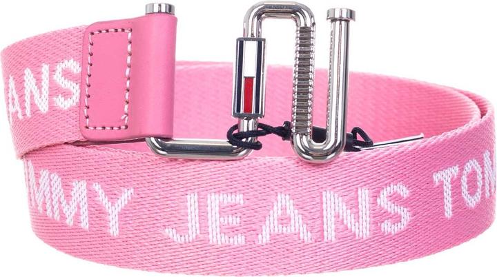 Image du produit Tommy Hilfiger Tommy Jeans Femme TJW Essential Webbing Belt ceinture, Fresh Pink, 80 cm (80)