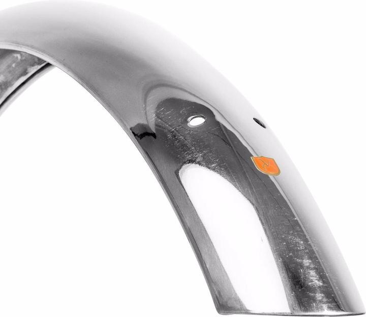 Actual product image Velo Orange 650b Smooth mudguard, 58mm, silver (Mudguard set)