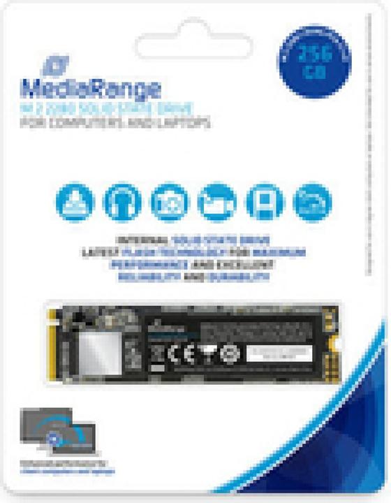 Produktbild MediaRange Intern.M.2 SSD 2280 NVMe PCIe TLC Nand (256 GB, M.2 2280)