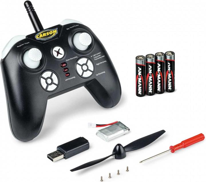 Image du produit Carson Avion de sport RC 2.4 G 100% RTR rouge (Planeur)