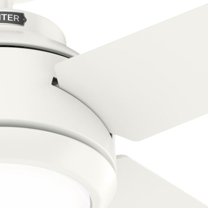 Actual product image Hunter Fans DC Deckenventilator Greta Weiss mit LED & Fernbedienung (45 dB)