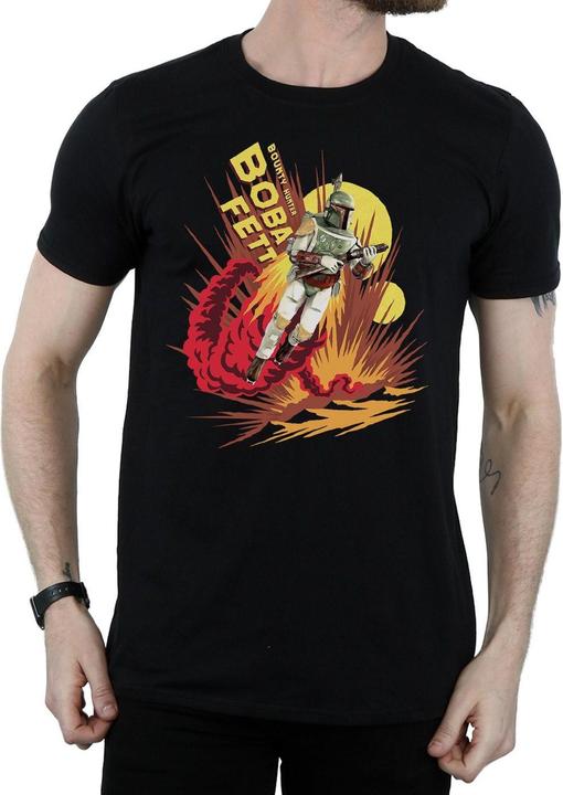 Immagine prodotto Star Wars Boba Fett Rocket Powered Maglietta Uomo (S)