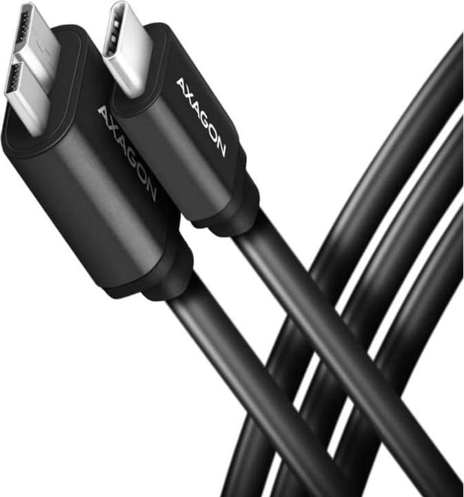 Axagon BUMM3-CM10AB Cable Micro-B USB to USB-C 3.2 Gen 1 (1 m, USB 3.2 Gen 1)