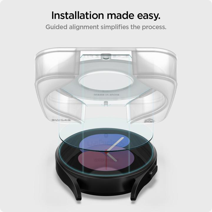 Immagine prodotto Spigen Glas.TR Sam Galaxy Watch 4/5 40mm Classic 2-Pack "EZ FIT" AGL05340 szkło hartowane
