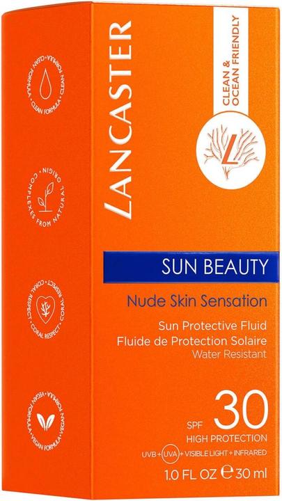 Produktbild Lancaster Sun Beauty flüssiger Sonnenschutz SPF30 (Sonnencreme Gesicht, SPF 30, 30 ml, 150 g)