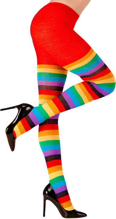 Produktbild Widmann Neon Regenbogen Strumpfhose 75 DEN