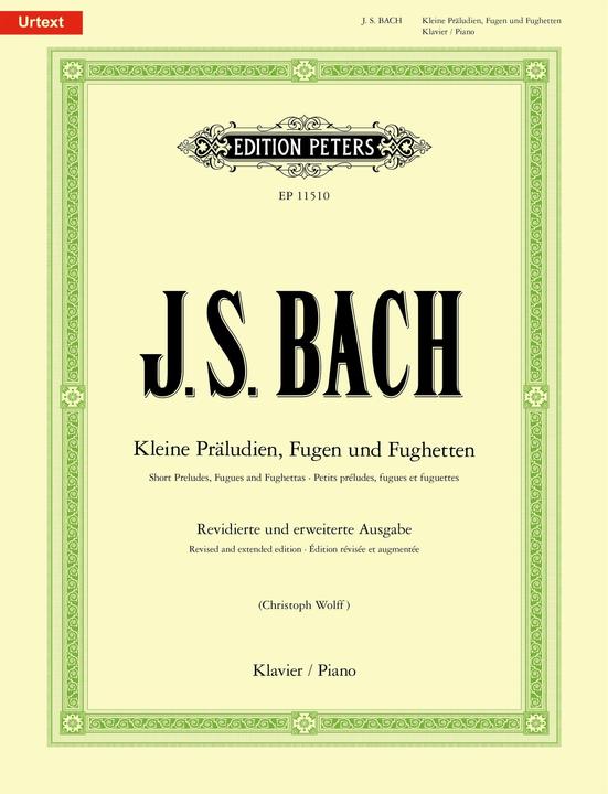 Image du produit Kleine Präludien, Fugen und Fughetten -Revidierte und erweiterte Ausgabe- (in chronologischer Anordn (Allemand, Christoph Wolff, Wilhelm Friedemann Bach, Jean-Sébastien Bach, 2022)