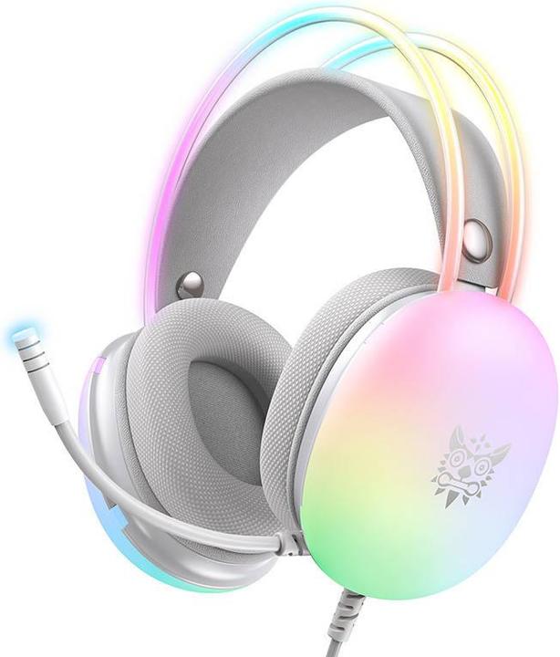 Actual product image Onikuma Gaming headphones X25 White (Cable)
