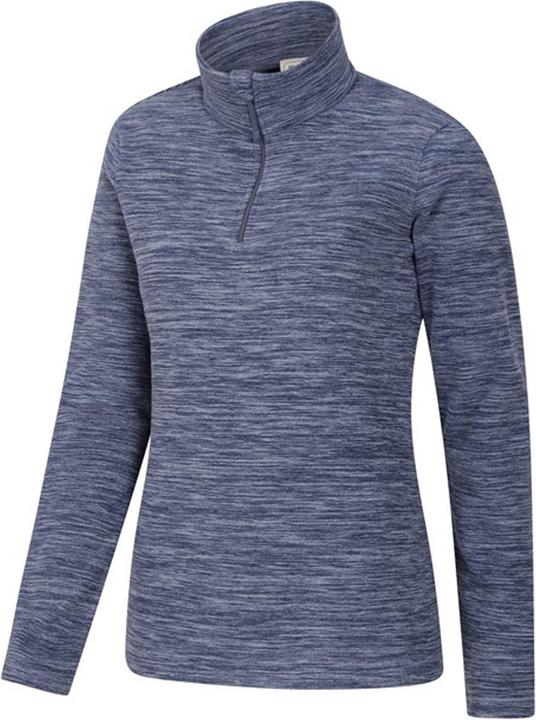 Actual product image Mountain Warehouse Womens/Ladies Snowdon Melange Fleece Top (50 D)