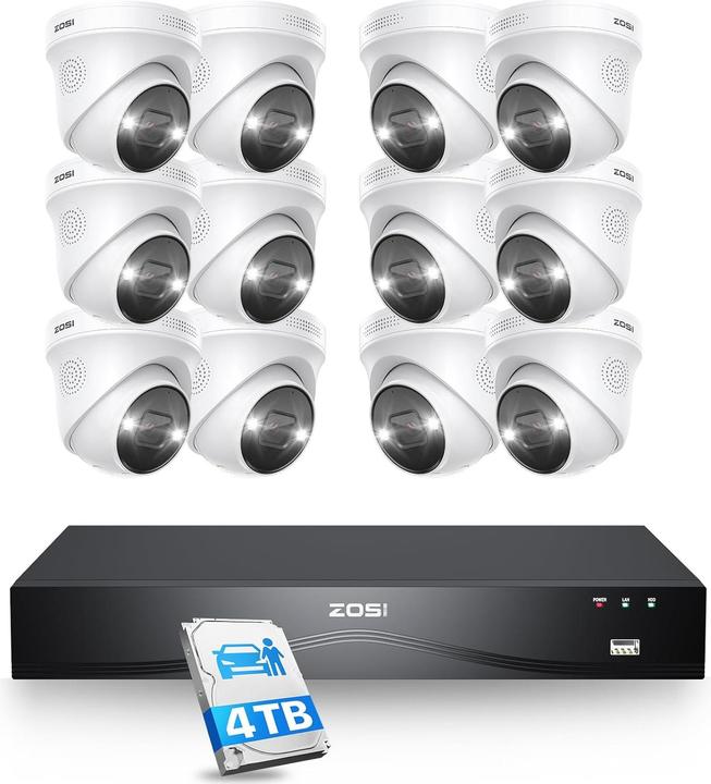 Image du produit Zosi 4K Überwachungskamera-Set C225 mit AI-Erkennung