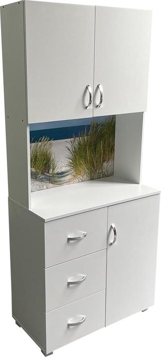 Actual product image HTI-Living Bathroom cabinet Blanca Wellness motif dune (80 x 180 x 40 cm)