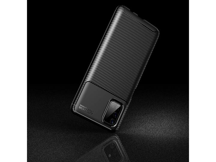 Actual product image Screenguard Samsung Galaxy M51 Cover Carbon Design TPU Case (Samsung Galaxy M51)