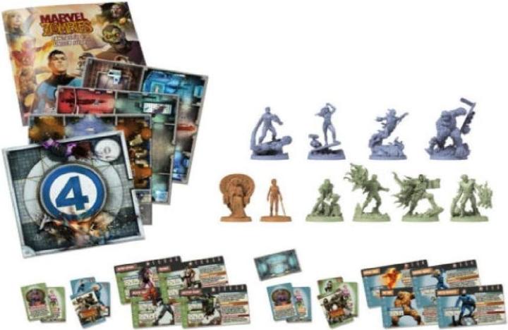 Actual product image Cmon Marvel Zombies - Fantastic 4 Under Siege, board game, for 1-6 players, ages 14 and up. (German)