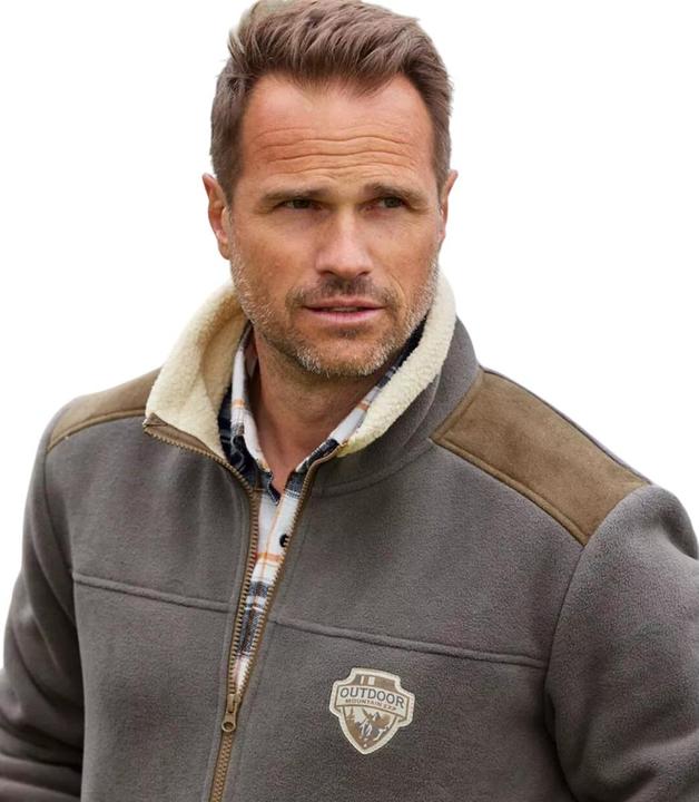 Actual product image Atlas For Men Mens Sherpa Lined Fleece Jacket (XL)
