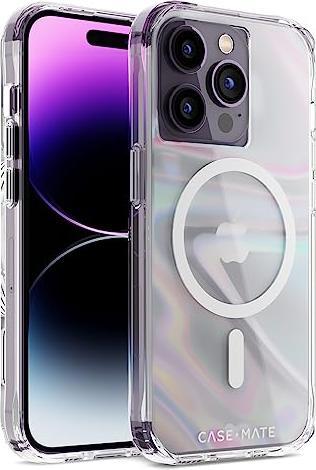 Immagine prodotto Case-Mate Bolla di sapone MagSafe - Custodia per iPhone 14 Pro (iridescente) (Apple iPhone 14 Pro)