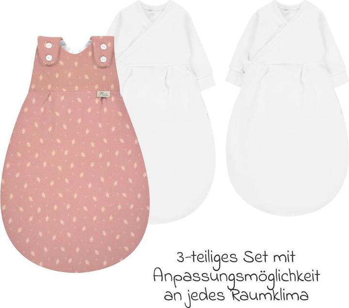 Image du produit Alvi Schlafsäcke Baby-Mäxchen 3-tlg. - Pretty - Gr. 68/74 (2.5 TOG)