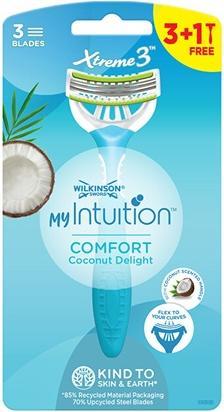 Immagine prodotto Wilkinson Rasoio usa e getta per donne My Intuition Comfort Coconut Delight 3 + 1 pz. (3 x)