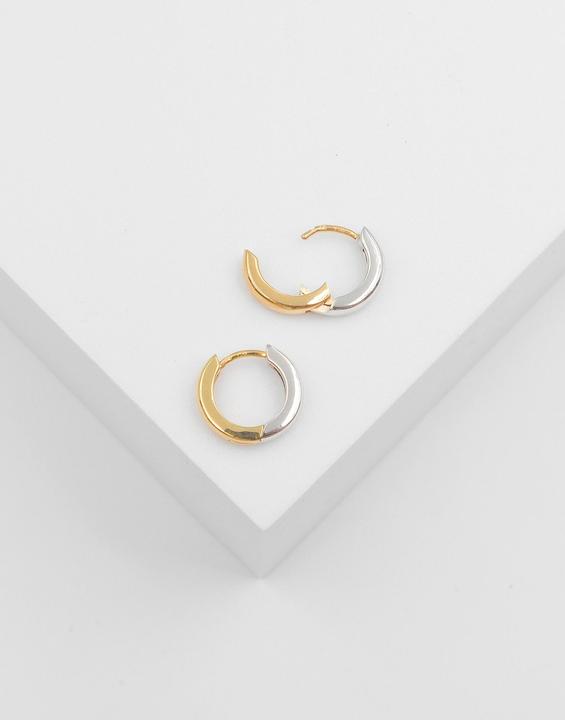 Produktbild Muau Creolen (750, Weissgold, 18K Gelbgold)