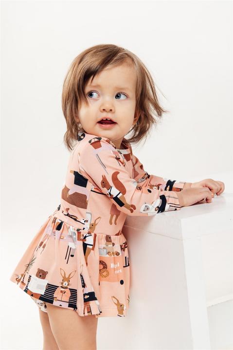 Image du produit Hebe Robe de corps avec imprimé ville (80)