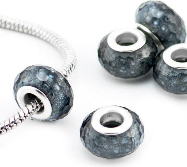 Image du produit Hermex Bead argenté 925 - Argenté Anthracite (Argent 925)
