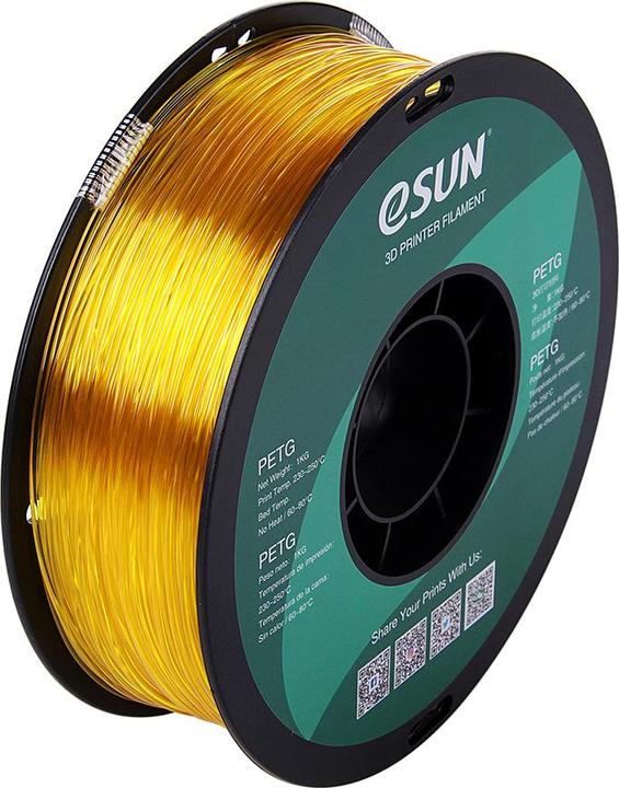Image du produit eSUN PETG 1,75mm Yellow 1kg Filament 3D (PETG, 1.75 mm, 1000 g, Jaune)